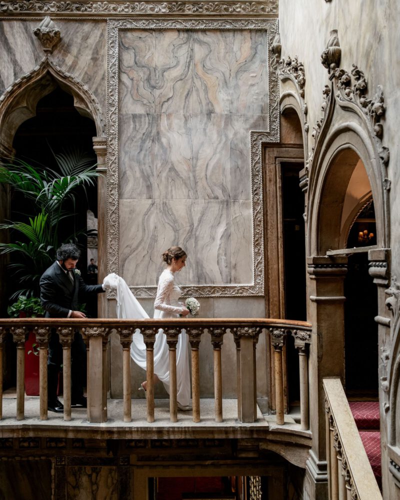 Matrimonio a Venezia all’Hotel Danieli fotografato con stile editoriale